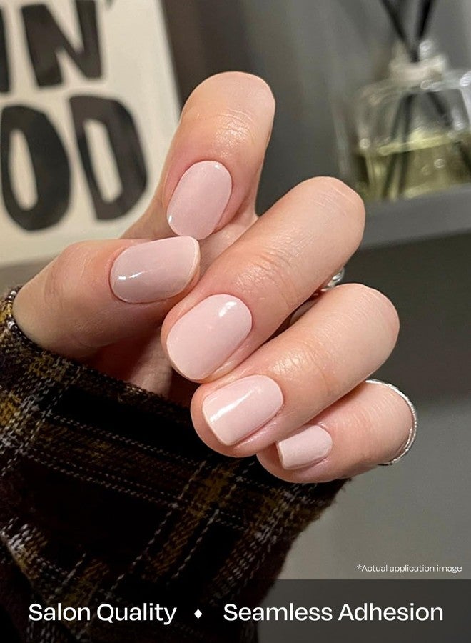 اوهورا شرائط جل الأظافر شبه المعالجة من أوهورا (لون كريمي فاتح) - لون طبيعي، لون موحد، متوافقة مع جميع مصابيح الأشعة فوق البنفسجية/LED، جودة صالونات التجميل، تدوم طويلاً، سهلة الاستخدام والإزالة - تتضمن قطعتين لتحضير الأظافر، ومبرد أظافر، وعصا خشبية - Image 4